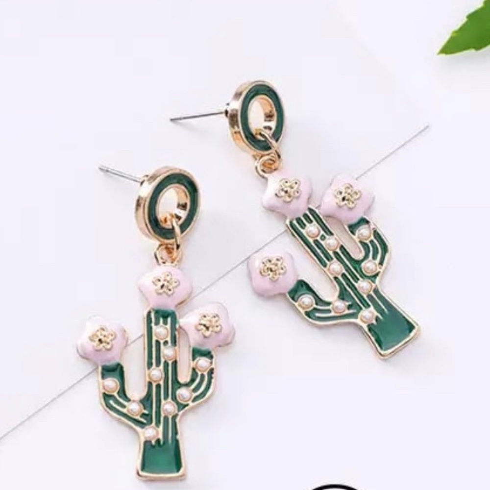 Cactus Statement Earrings